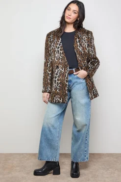 Manteau Blazer sans Col