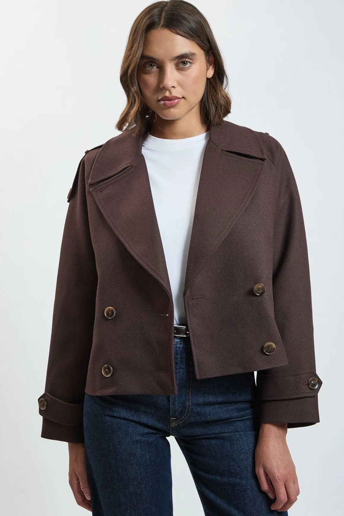 Manteau Bomber En Mélange De Laine