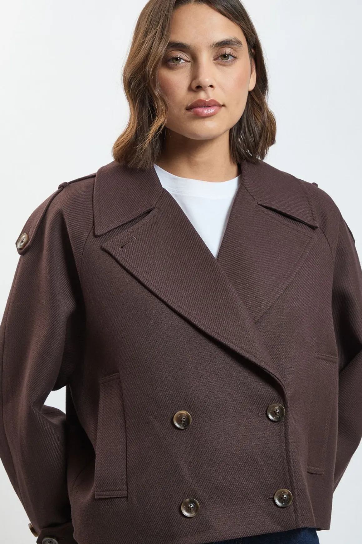 Manteau Bomber En Mélange De Laine