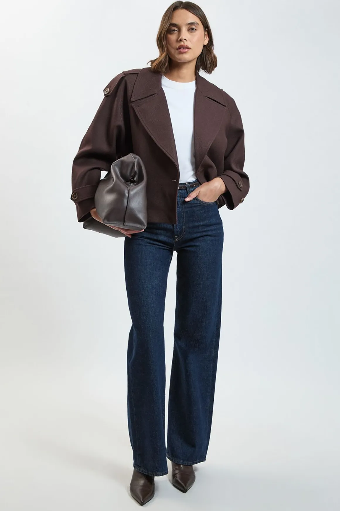 Manteau Bomber En Mélange De Laine