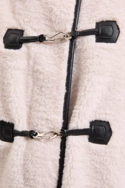 Dorothy Perkins Manteau Borg à Détails Boutons-Bascule en synthétique<Femme Manteaux Et Vestes D’Automne|Vestes & Manteaux