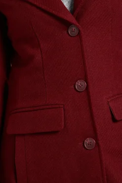 Wallis Manteau Boutonné en Sergé Principles by<Femme Vestes & Manteaux
