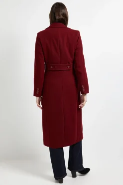 Wallis Manteau Boutonné en Sergé Principles by<Femme Vestes & Manteaux