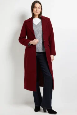 Wallis Manteau Boutonné en Sergé Principles by<Femme Vestes & Manteaux