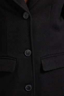 Wallis Manteau Boutonné en Sergé Principles by<Femme Manteaux Et Vestes D’Automne|Vestes & Manteaux