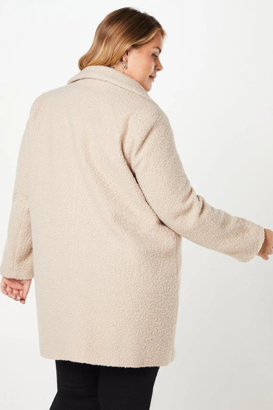 Manteau Boyfriend Teddy Curve
