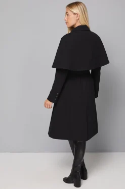 Manteau Cape Sans Col Petite Taille