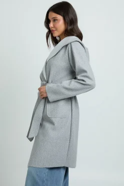 Manteau À Casynthétiqueche Effet Laine