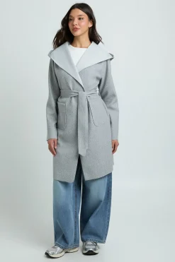 Manteau À Casynthétiqueche Effet Laine
