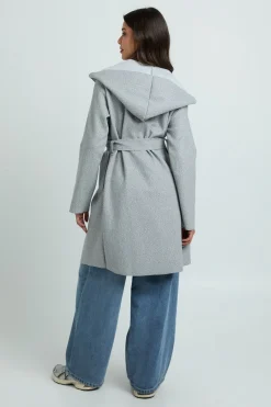 Manteau À Casynthétiqueche Effet Laine