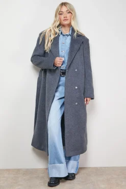 Manteau Ceinturé Brossé