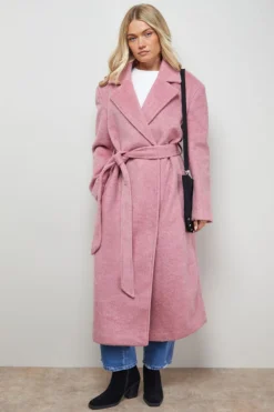 Oasis Manteau Ceinturé Brossé<Femme Manteaux Et Vestes D’Automne|Vestes & Manteaux