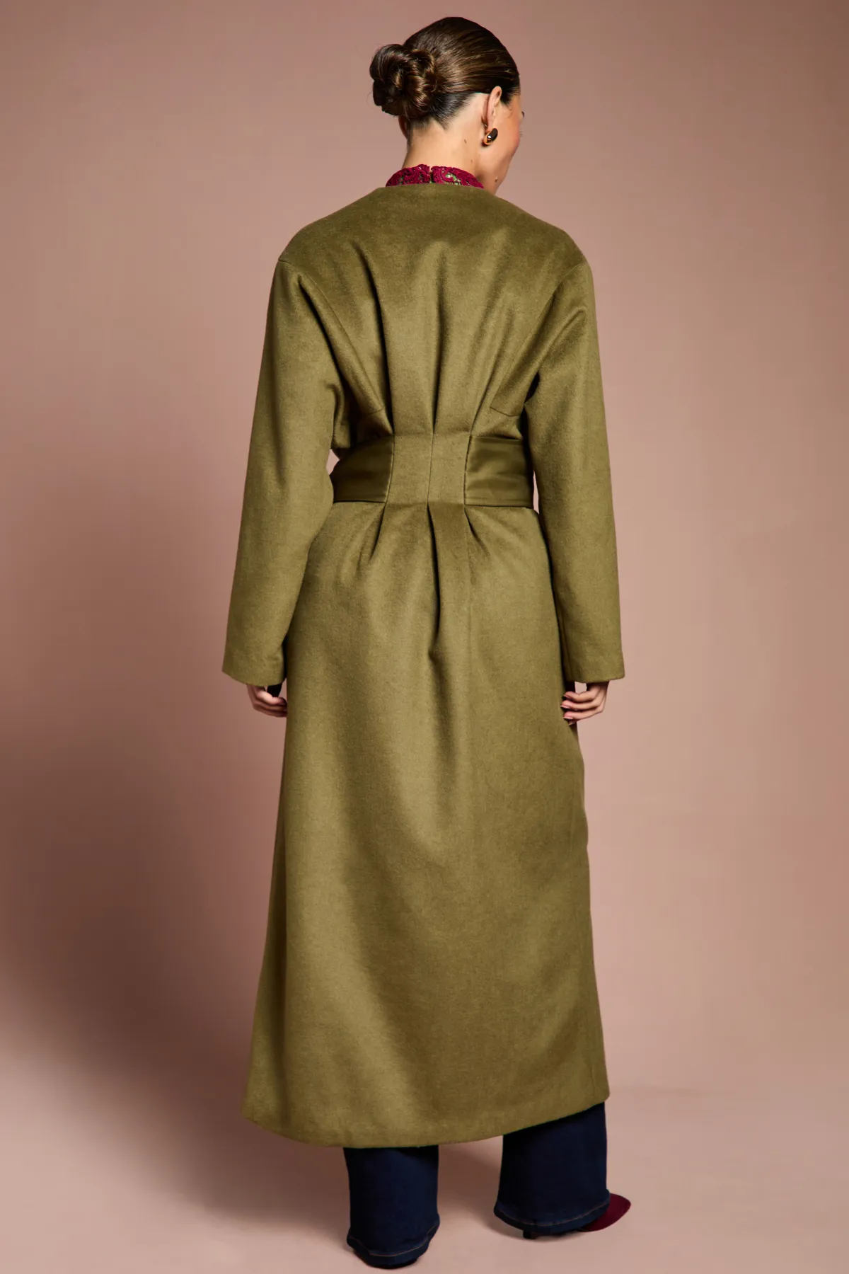 Coast Manteau Ceinturé Lisa Tan avec Détail à la Taille pour Occasions Spéciales<Femme Vestes & Manteaux