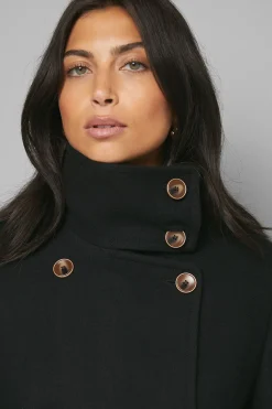 Manteau Col Cheminée