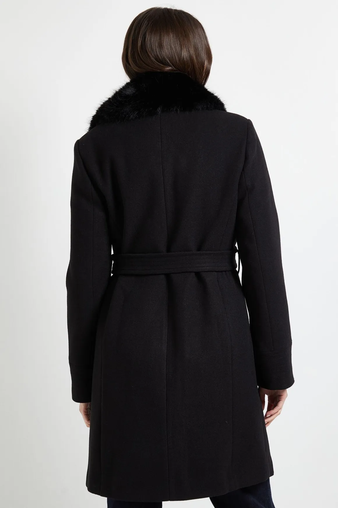 Manteau à Col en Fourrure Principles by Wallis