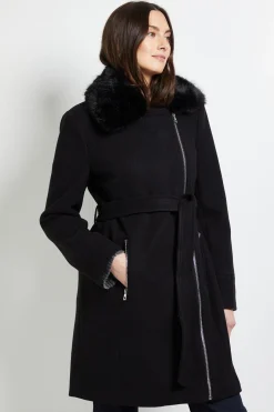 Manteau à Col en Fourrure Principles by Wallis