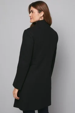 Manteau à Col Montant