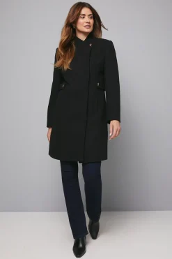 Manteau à Col Montant