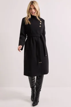 Dorothy Perkins Manteau à Col Montant avec Ceinture<Femme Manteaux Et Vestes D’Automne|Vestes & Manteaux