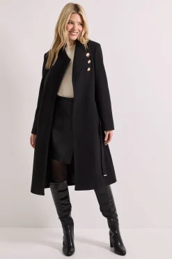 Dorothy Perkins Manteau à Col Montant avec Ceinture<Femme Manteaux Et Vestes D’Automne|Vestes & Manteaux