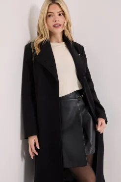 Dorothy Perkins Manteau à Col Montant avec Ceinture<Femme Manteaux Et Vestes D’Automne|Vestes & Manteaux