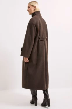Manteau à Col Montant Boutonné Principles by Wallis