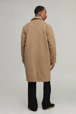 Manteau À Col Structuré Uni