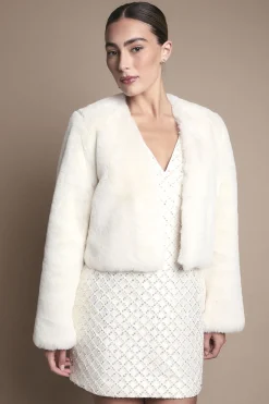 Coast Manteau Court en synthétique Bord à Bord pour Occasions Spéciales<Femme Manteaux Et Vestes D’Automne|Vestes & Manteaux