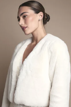 Coast Manteau Court en synthétique Bord à Bord pour Occasions Spéciales<Femme Manteaux Et Vestes D’Automne|Vestes & Manteaux