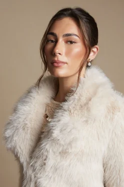 Manteau Court En Synthétique Naturelle Pour Occasion Spéciale