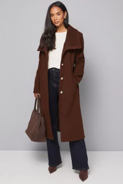 Wallis Manteau Croisé à Col Tricoté avec Fermeture Boutonnée<Femme Manteaux Et Vestes D’Automne|Vestes & Manteaux