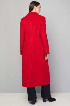 Manteau Croisé à Détails de Poches
