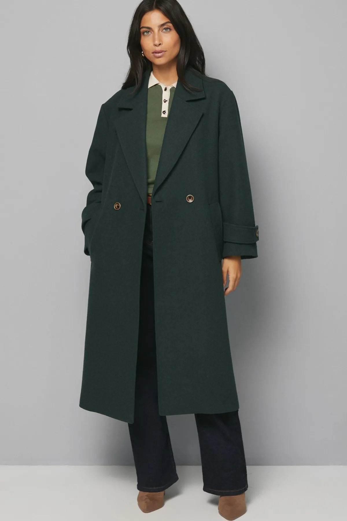 Wallis Manteau Croisé Long<Femme Manteaux Et Vestes D’Automne|Vestes & Manteaux