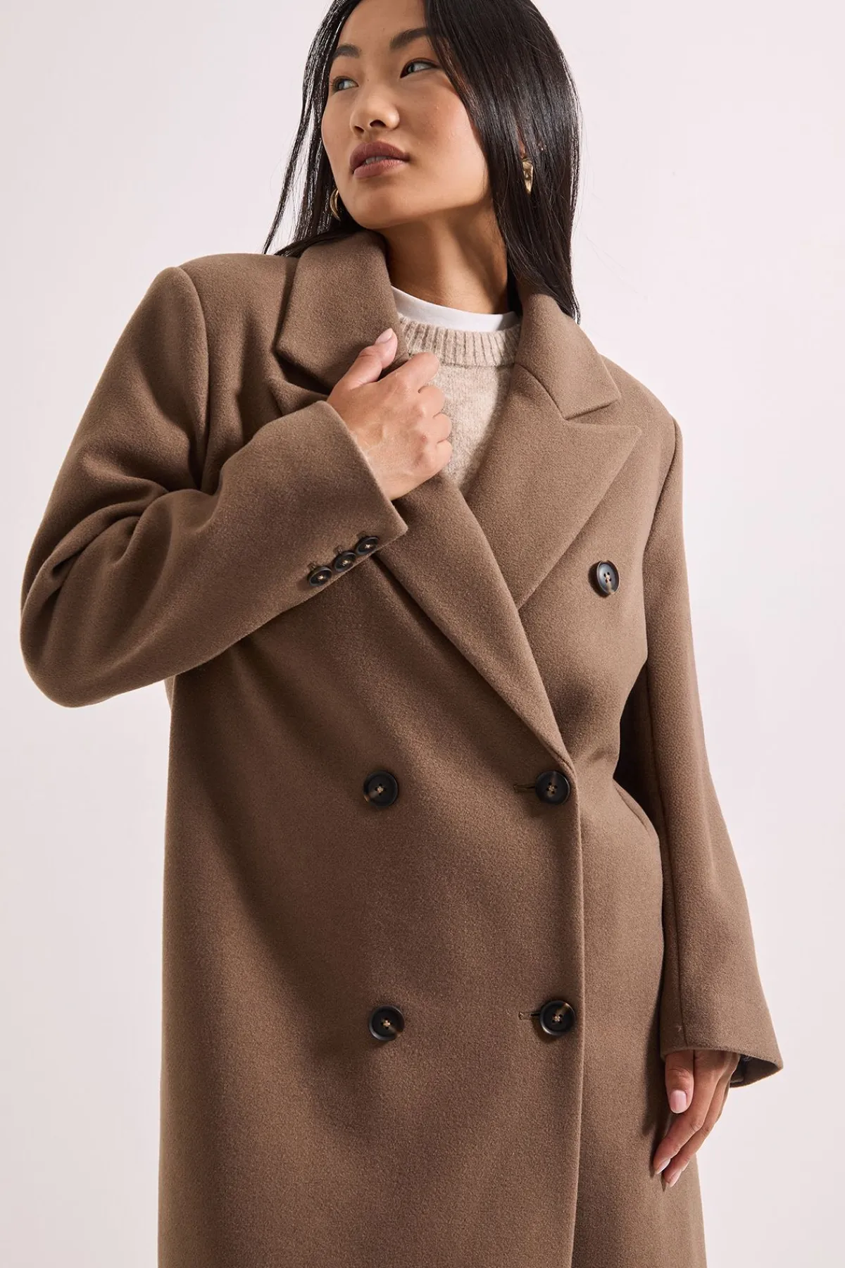Dorothy Perkins Manteau Croisé Long Maxi Petite Taille<Femme Vestes & Manteaux