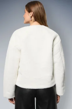Wallis Manteau à Détails Boutons en synthétique<Femme Vestes & Manteaux