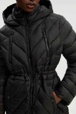 Manteau Empaquetable Léger Mi-Long Petite