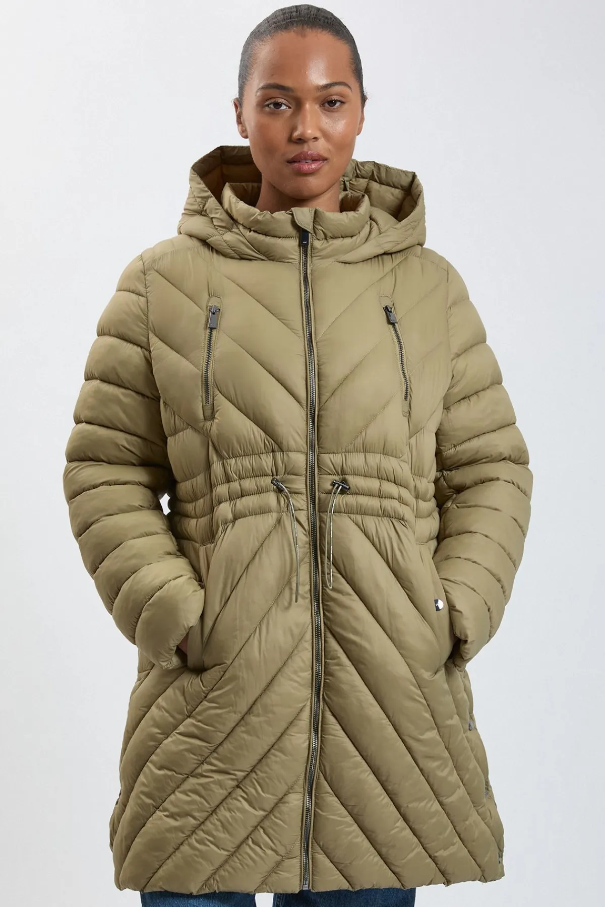 KarenMillen Manteau Léger Compressible Grande Taille<Femme Manteaux Et Vestes D’Automne|Vestes & Manteaux
