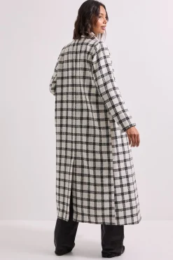 Dorothy Perkins Manteau Long à Carreaux<Femme Manteaux Et Vestes D’Automne|Vestes & Manteaux