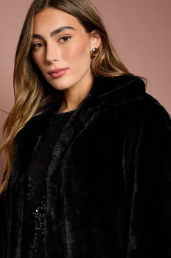 Coast Manteau Long à Col en synthétique e<Femme Vestes & Manteaux
