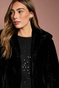 Coast Manteau Long à Col en synthétique e<Femme Vestes & Manteaux