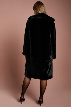 Coast Manteau Long à Col en synthétique e<Femme Vestes & Manteaux