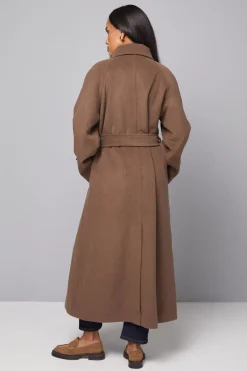 Wallis Manteau Long Croisé Maxi<Femme Vestes & Manteaux