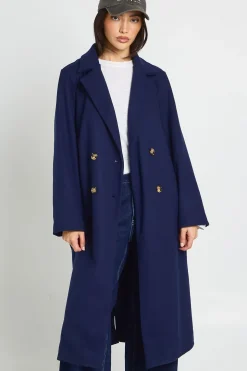 Manteau Long À Double Boutonnage