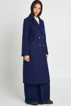 Manteau Long À Double Boutonnage