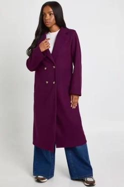 Manteau long à double boutonnage