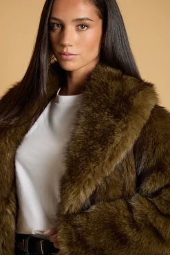 Oasis Manteau Long En Synthétique Peluche<Femme Vestes & Manteaux