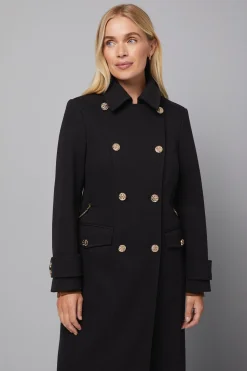 Wallis Manteau Long Militaire Croisé Petite Taille<Femme Manteaux Et Vestes D’Automne|Vestes & Manteaux