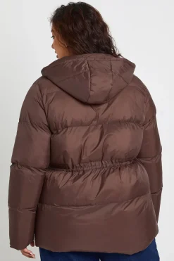 Manteau matelassé à capuche Plus