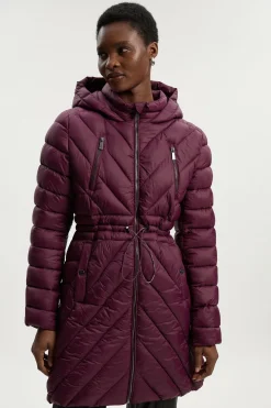 Manteau Matelassé en Duvet Véritable Compressible