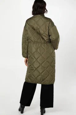 Dorothy Perkins Manteau Matelassé à Taille Coulissée avec Rembourrage<Femme Manteaux Et Vestes D’Automne|Vestes & Manteaux